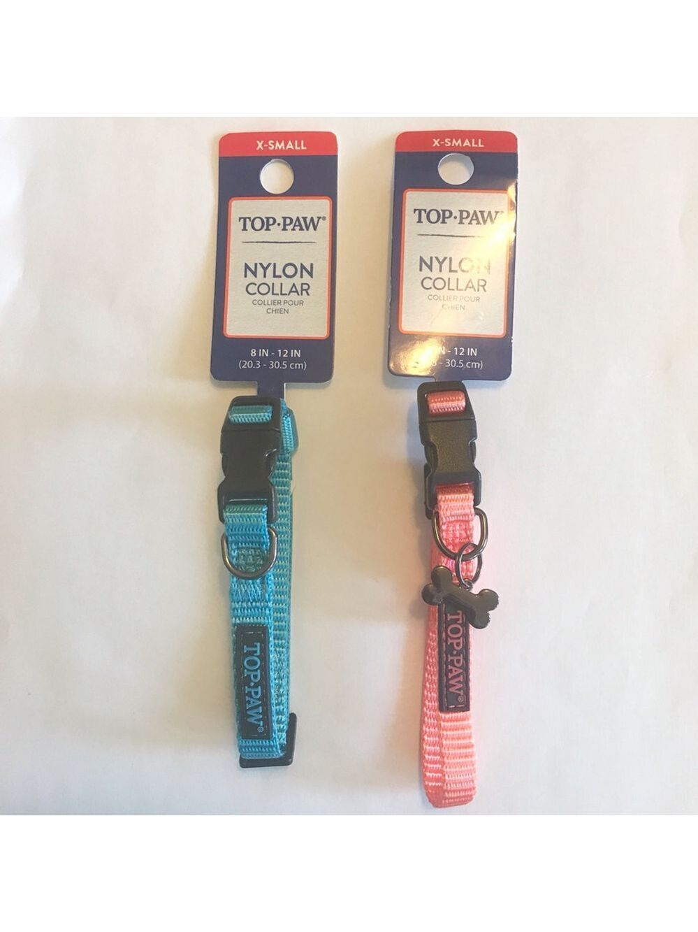 Top Paw Nylon Dog Collar XS 2 Collars